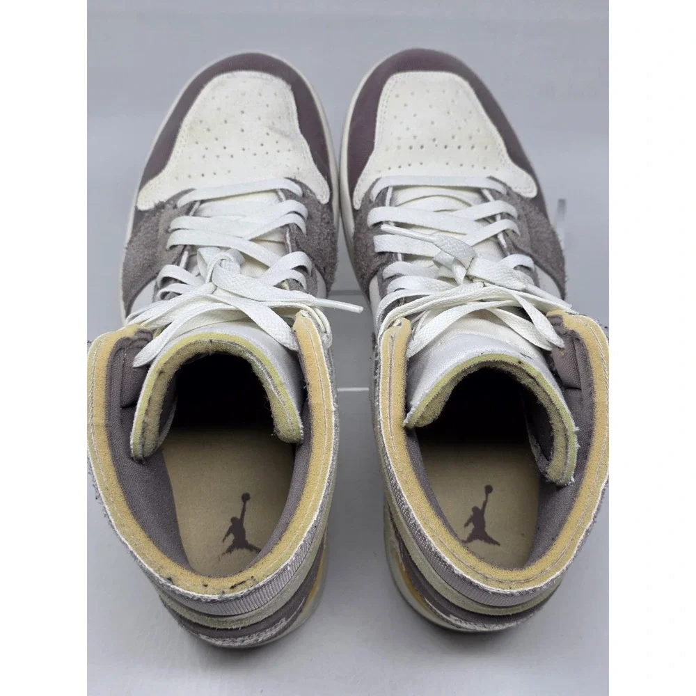Air Jordan 1 Mid SE Craft Inside Out Taupe Haze DM9652 102 Men Sz 10 Brown White